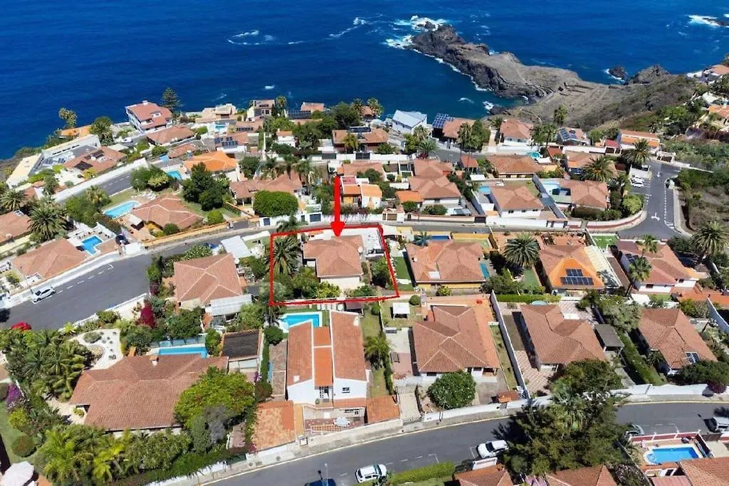 Heated Pool With Sea View Tranquil Retreat At Malvasia Garden El El Sauzal Vakantiehuis